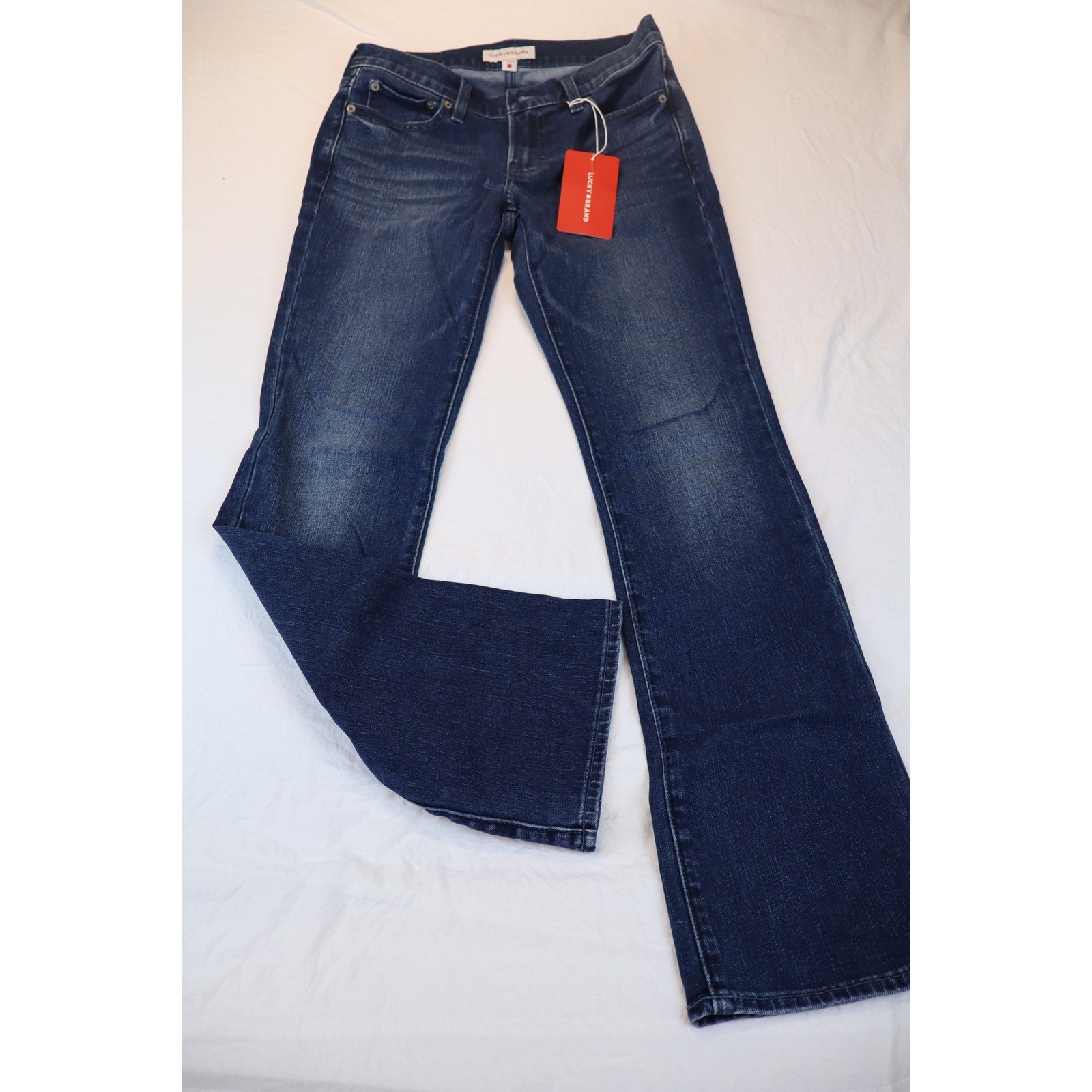 NEW Lucky Brand Mid Rise Bootcut Jeans Women’s Blue Denim Size 2/26R