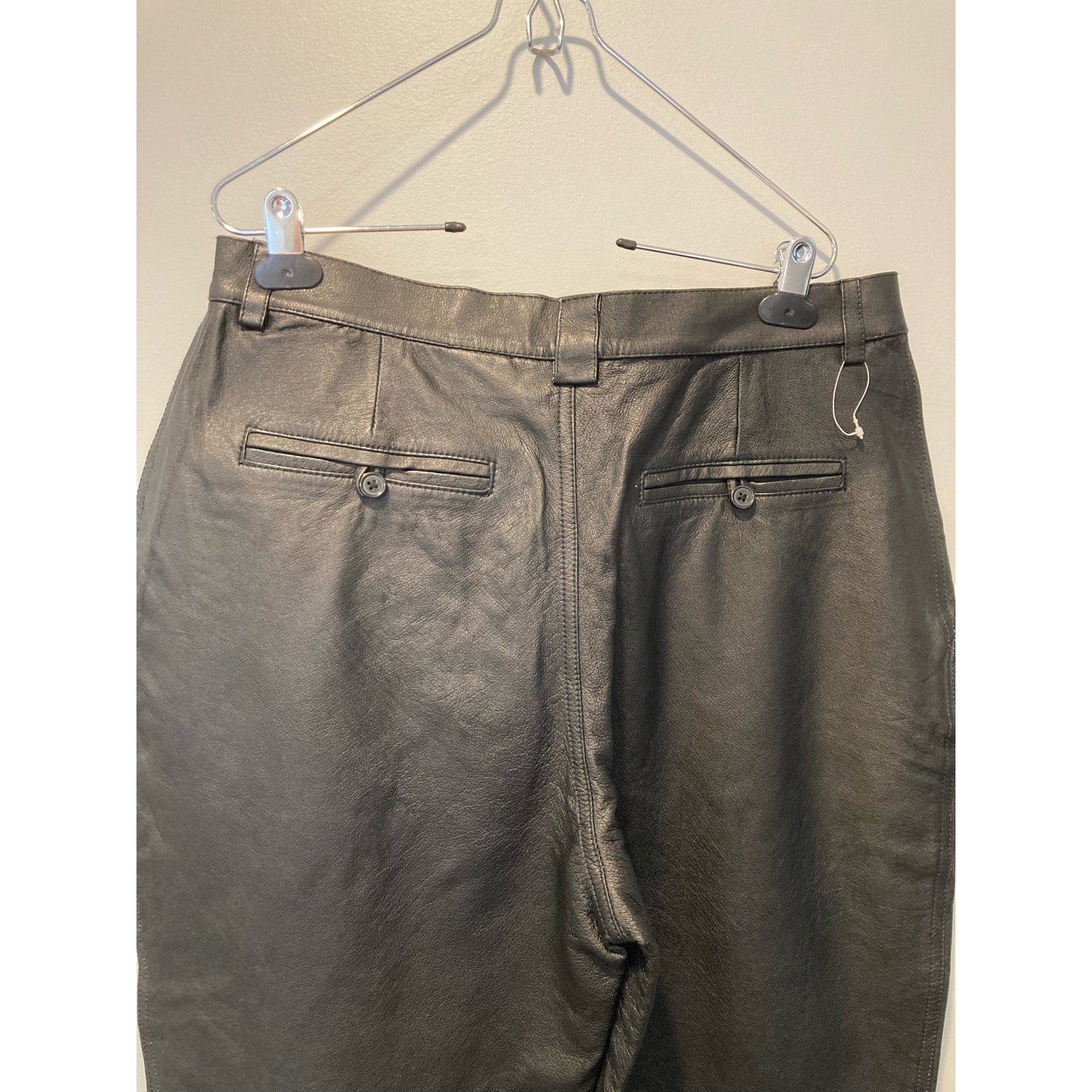TDC Leather Collection Genuine Leather Pants Sz 34 NWOT