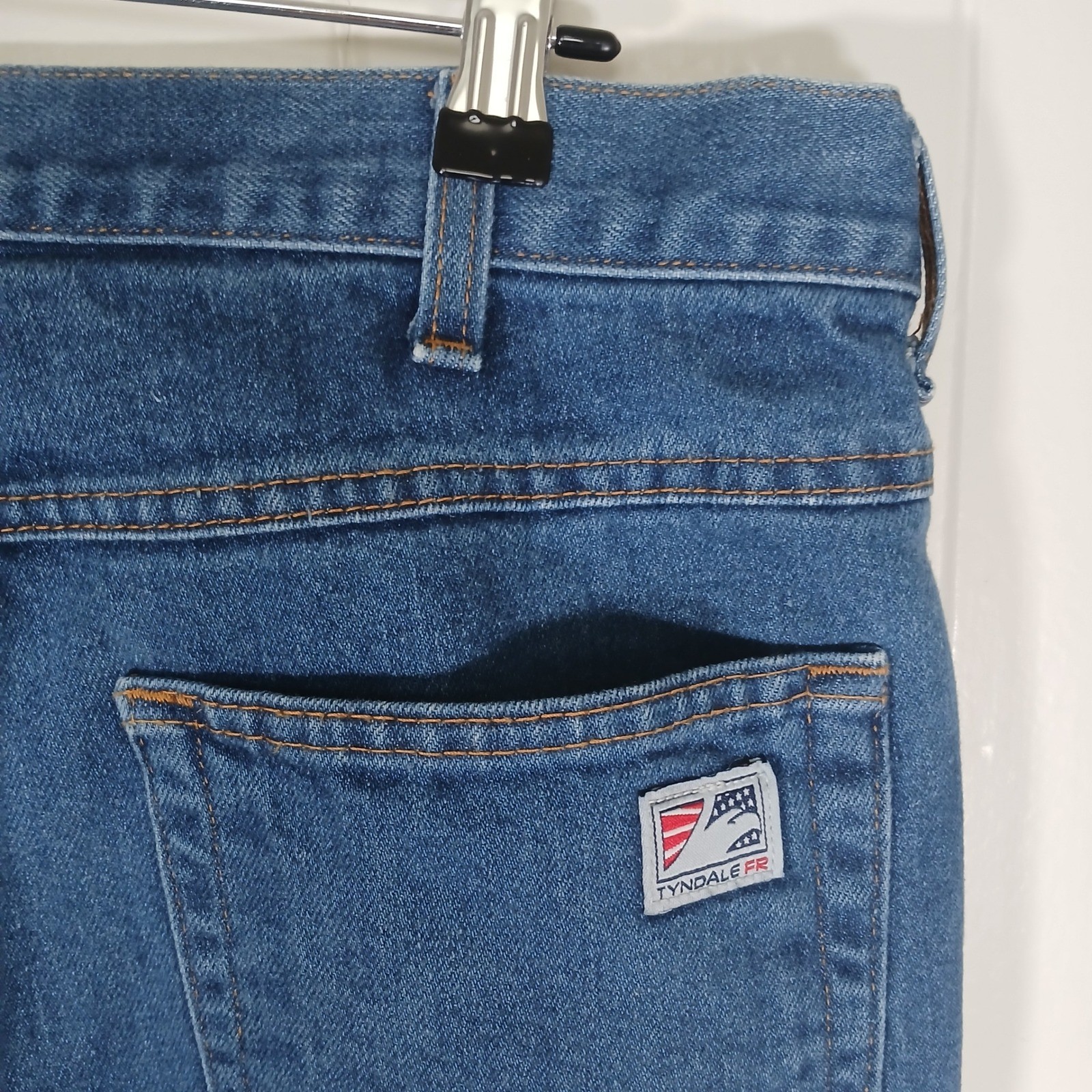 Tyndale FRMC Flame Resistant Jeans Mens 36×34 Blue Work Pants F290T Made in USA