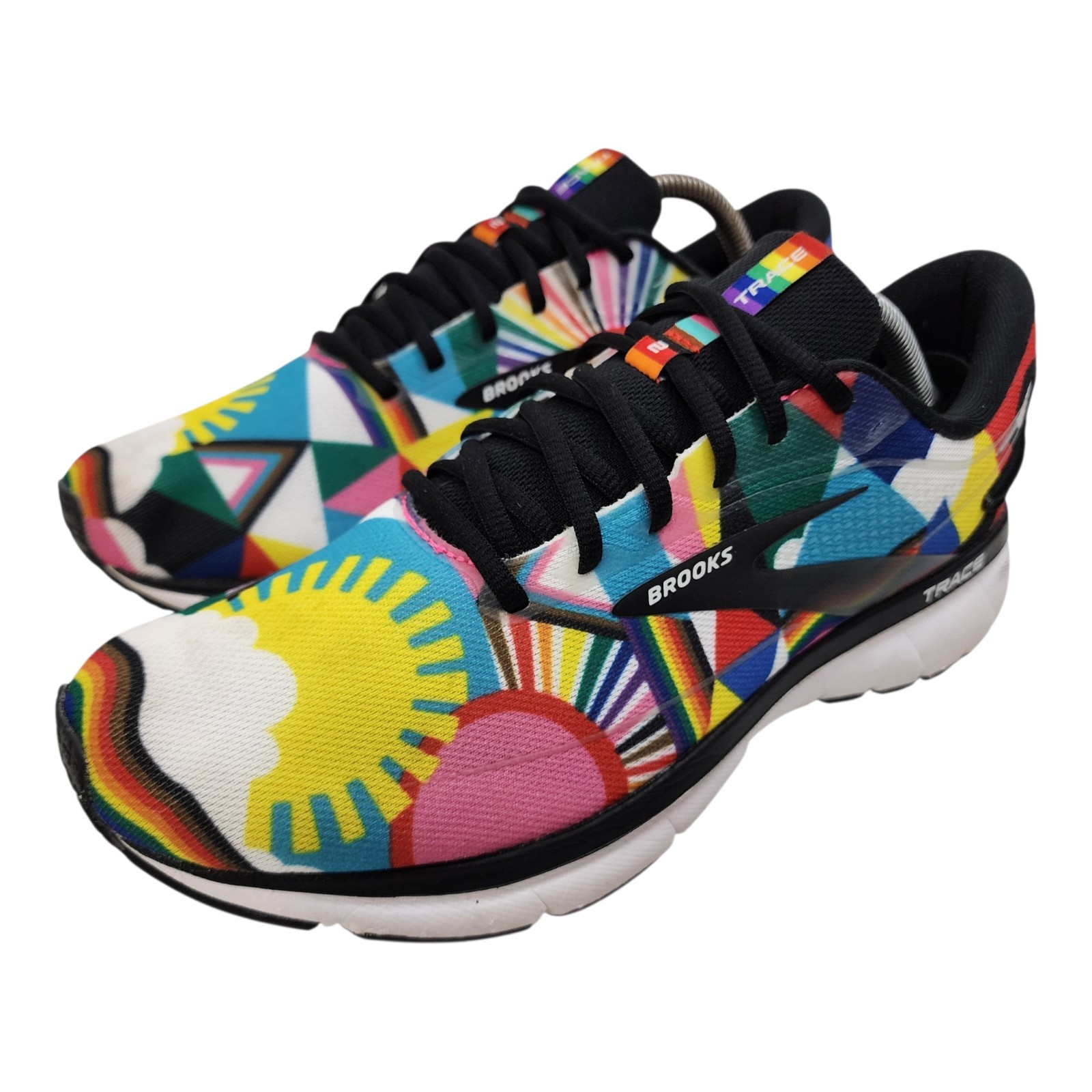 BROOKS TRACE 2 X LISA CONGDON Mens Size 10 Multicolor PRIDE Sneaker 1103881D074