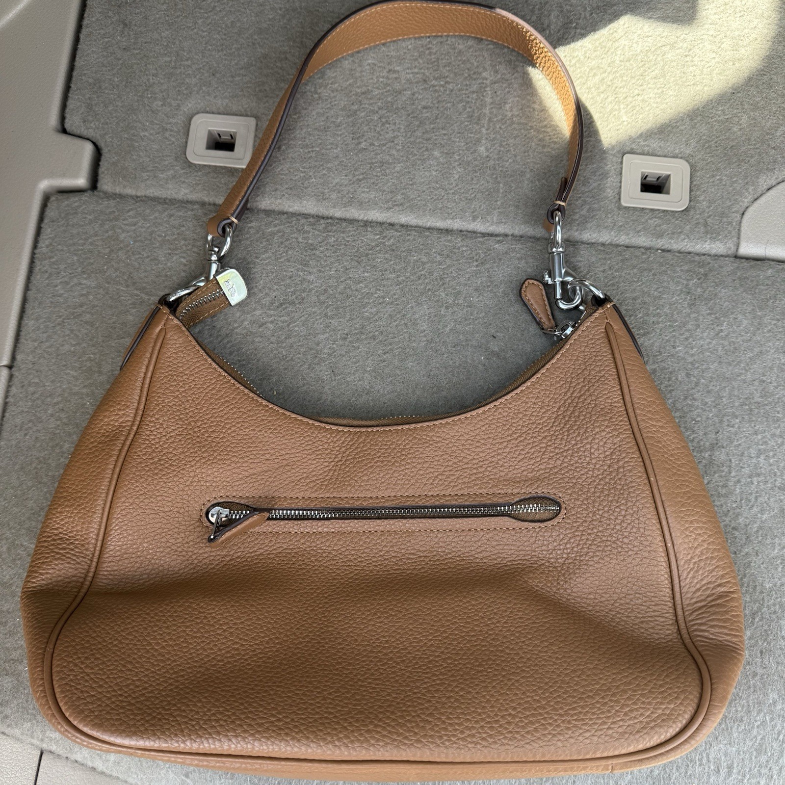 Coach Medium Brown Leather Teri Shoulder Bag