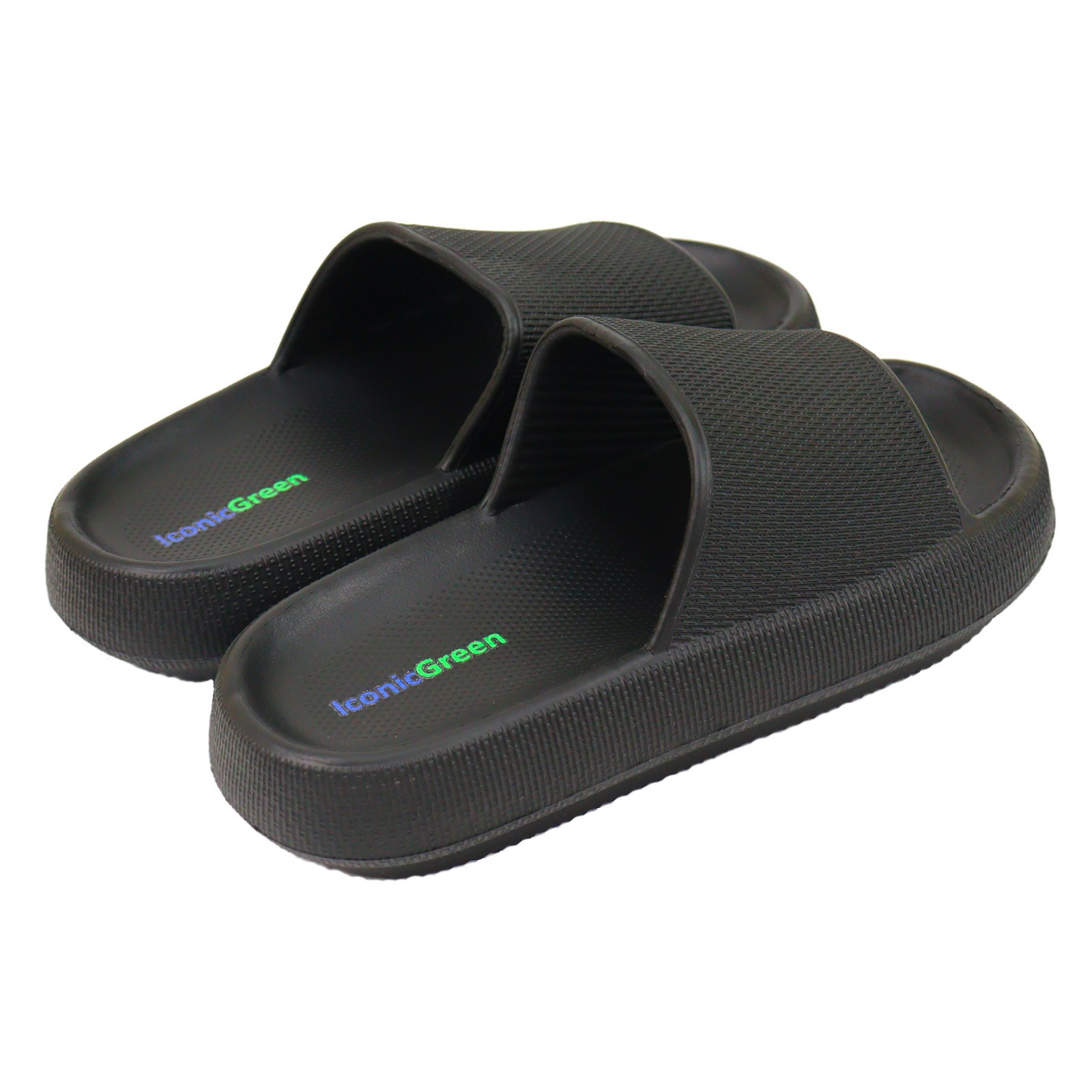 Pillow Slippers House Slides Shower Sandals Extremely Comfy Cushioned Thick Sole