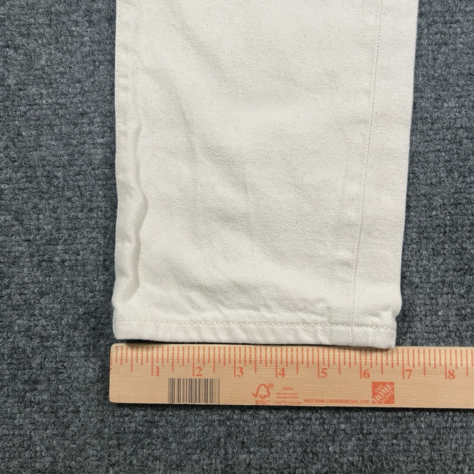 Asphalte Denim Jeans Selvedge Cream White Men’s Size 31×33 Portugal