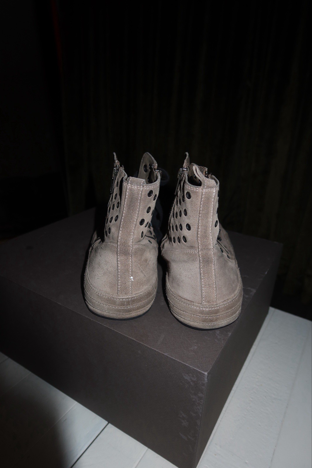 Ann Demeulemeester Scamosciato Mens Sneaker Size 43 Dark Khaki