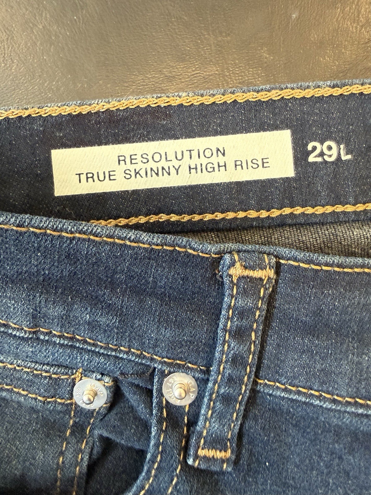 New Gap Resolution True Skinny High Rise Jeans 8 Tall 29 Long