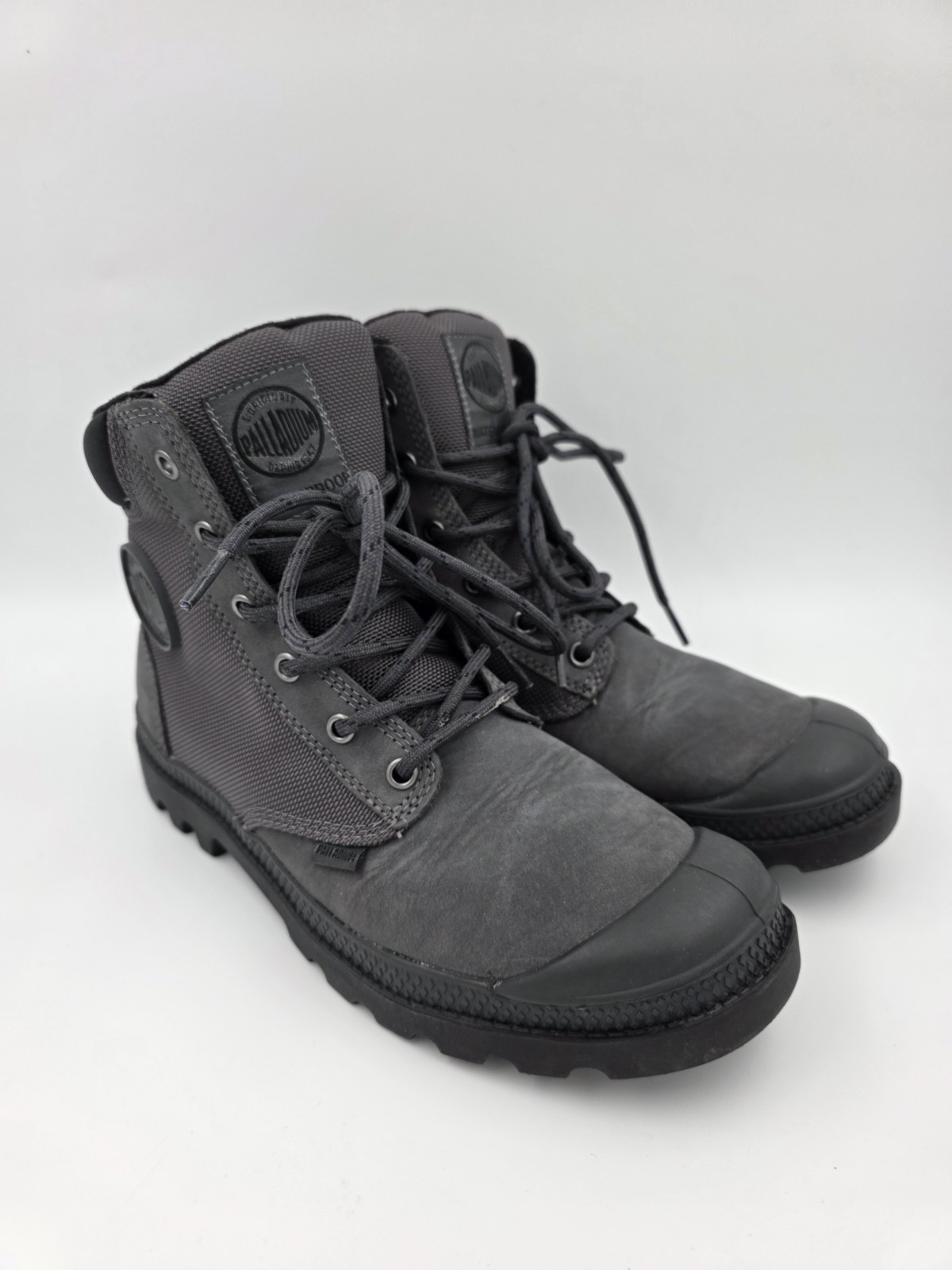 Palladium Pampa Sport Cuff Waterproof Boots, Forged Iron (Grey), M 6 / W 7.5