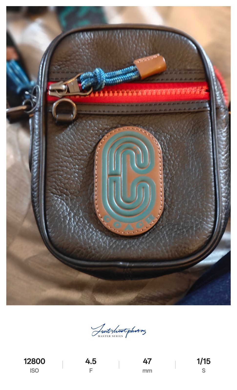 coach black leather crossbody bag
