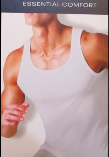 3 GENUINE REEBOK 4XL BIG & TALL 100% COTTON WHITE TANK TOP T SHIRTS UNDERSHIRTS