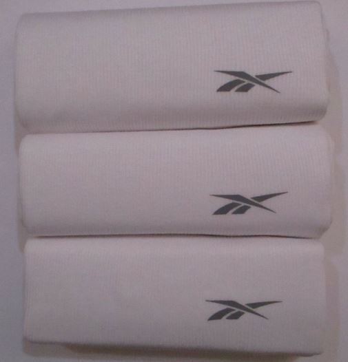 3 GENUINE REEBOK 4XL BIG & TALL 100% COTTON WHITE TANK TOP T SHIRTS UNDERSHIRTS