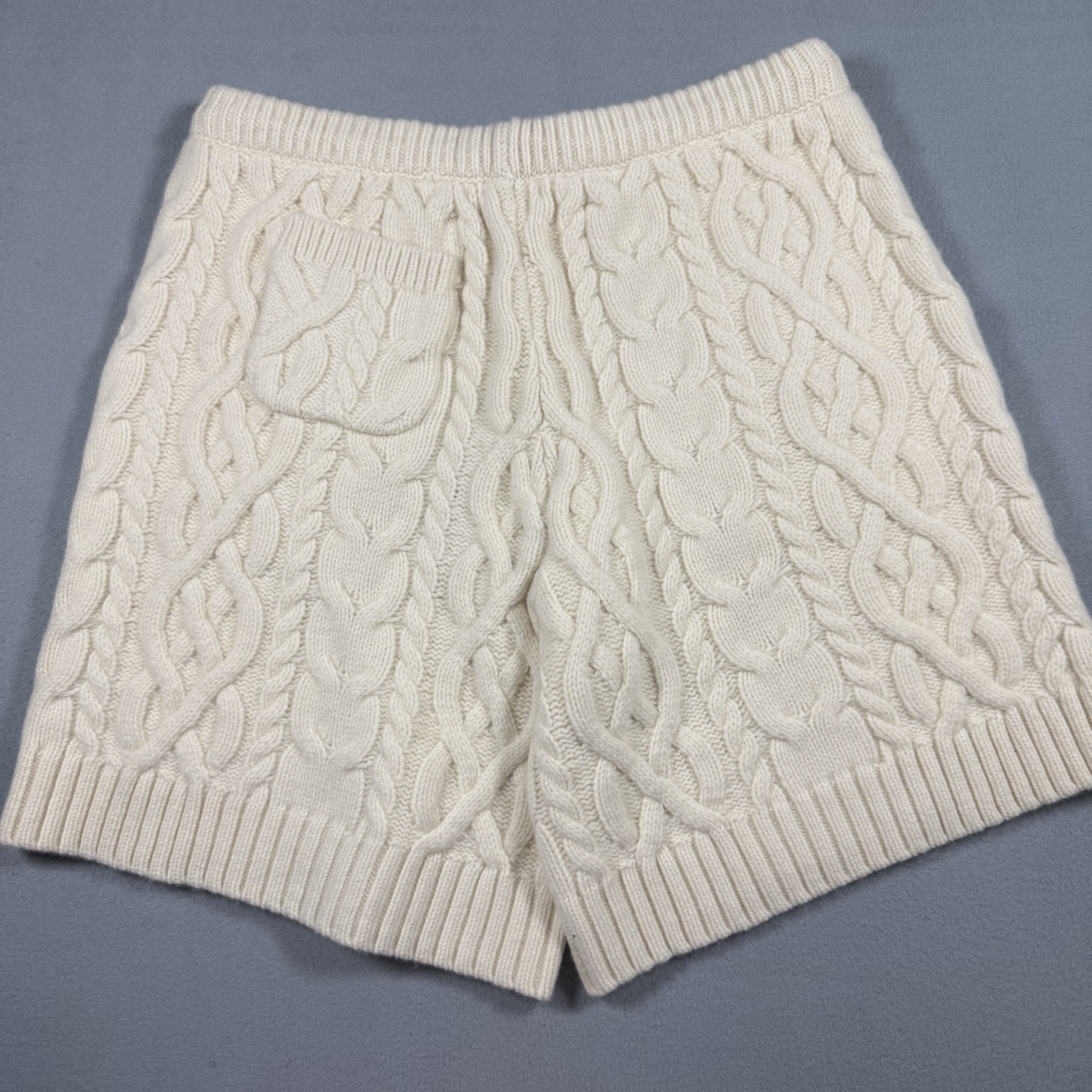 Todd Snyder Woolrich Cable Knit Shorts Sz XL 100% Merino Wool Cream NWT $428