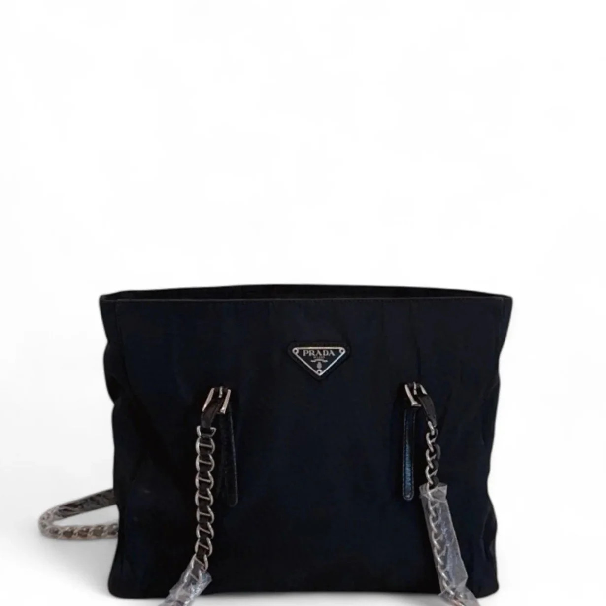 Prada Shoulder Bag Black Tessuto Nylon (pa061226c2r)