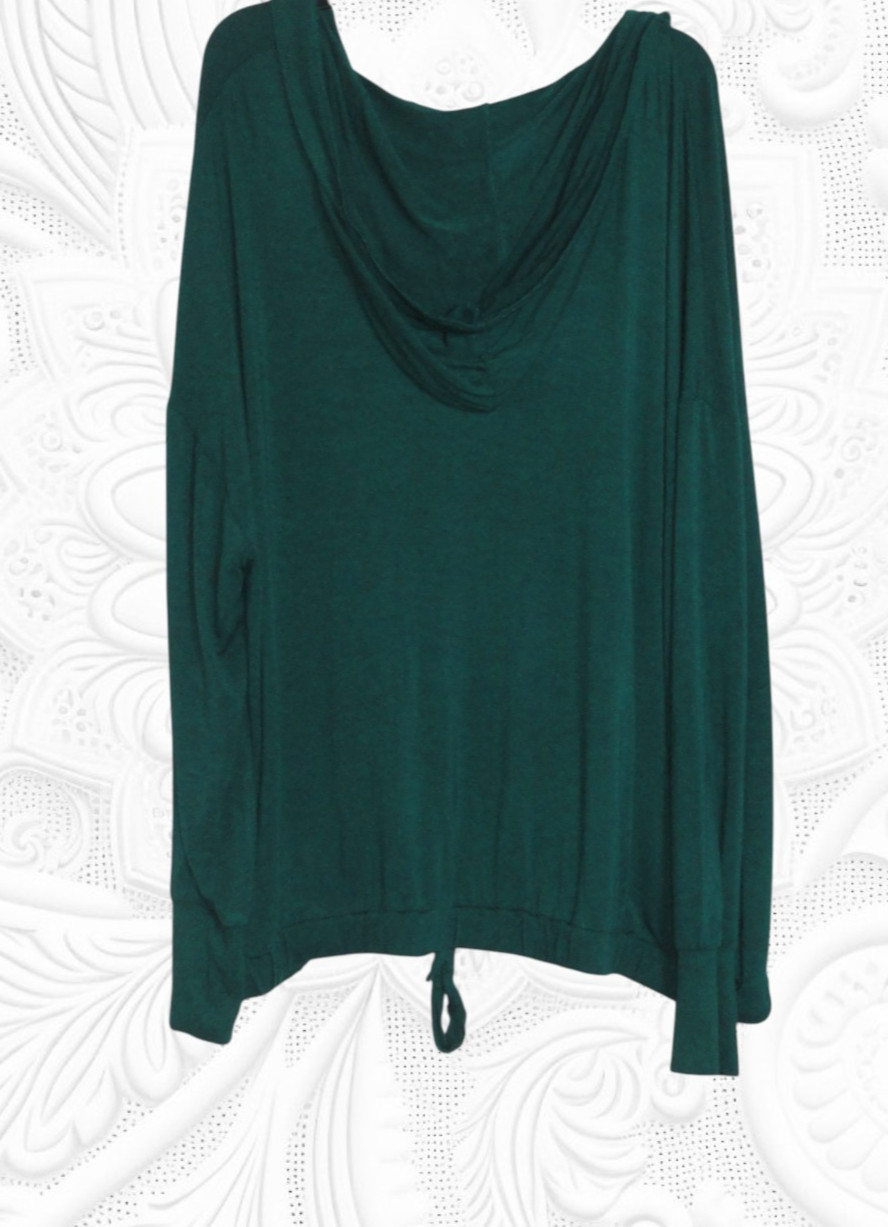 Super Soft by Torrid (Size 2) Green Hoodie Top