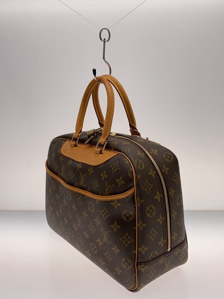 LOUIS VUITTON Bowling Vanity (Deauville) Monogram Canvas PVC BRW Allover