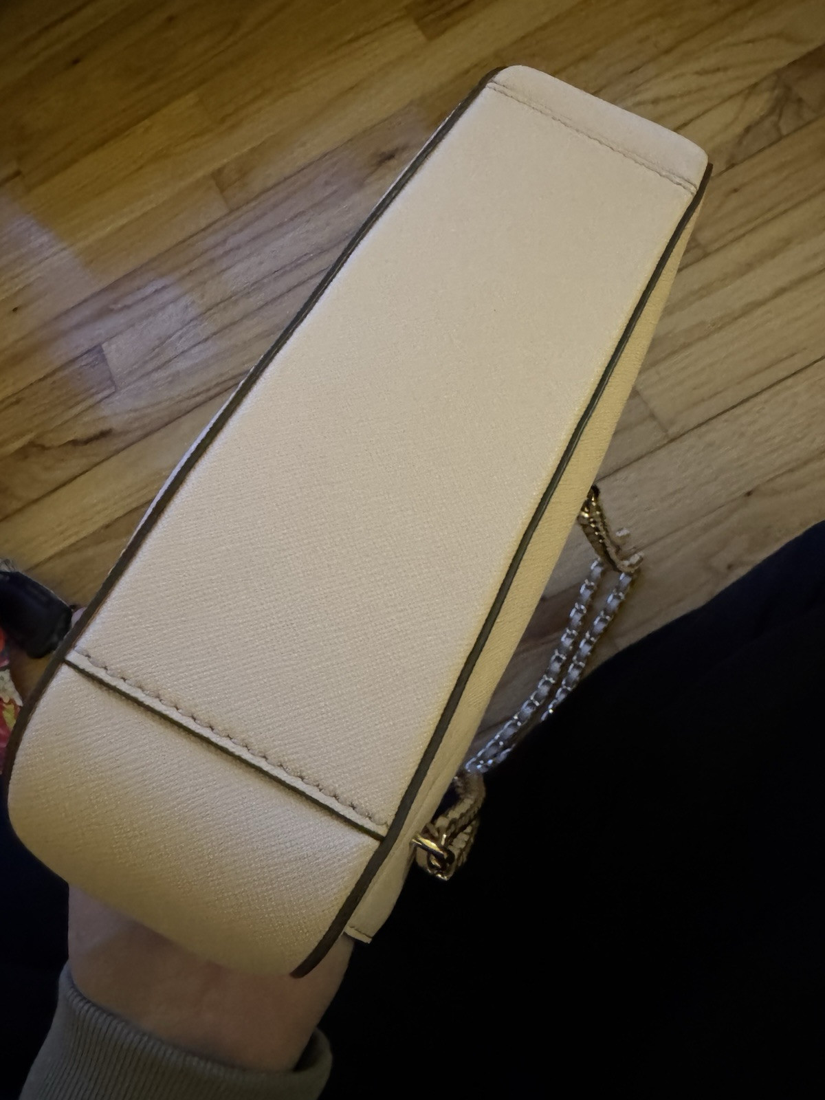 Tory Burch Robinson Chain Square Saffiano Bag pink