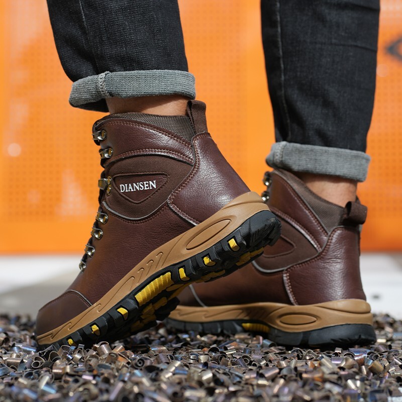Men Work Safety Shoes Steel Toe Cap Waterproof boots Breathable Comfort Sneakers