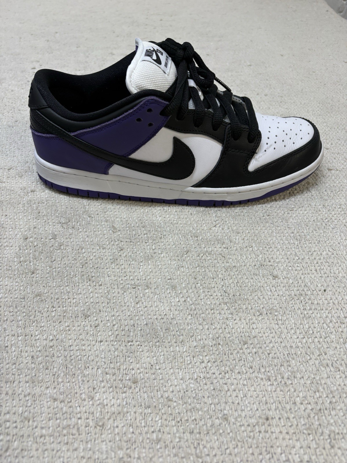 Nike SB Dunk Low Pro Shoes Mens 10 BQ6817-500 Court Purple With Box