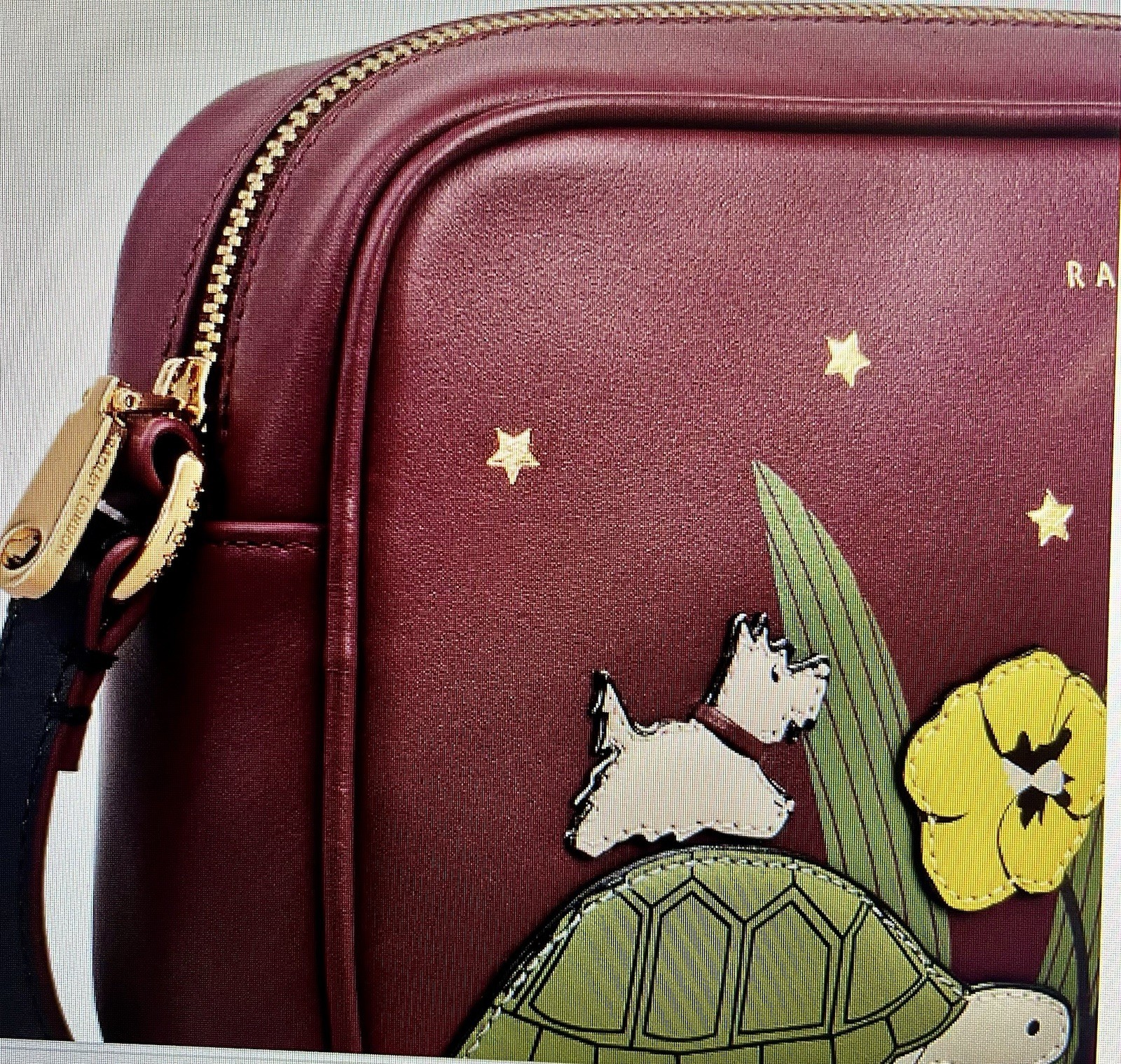 New Radley Midnight Wanderer – Small Ziptop Crossbody Bag dark cherry New