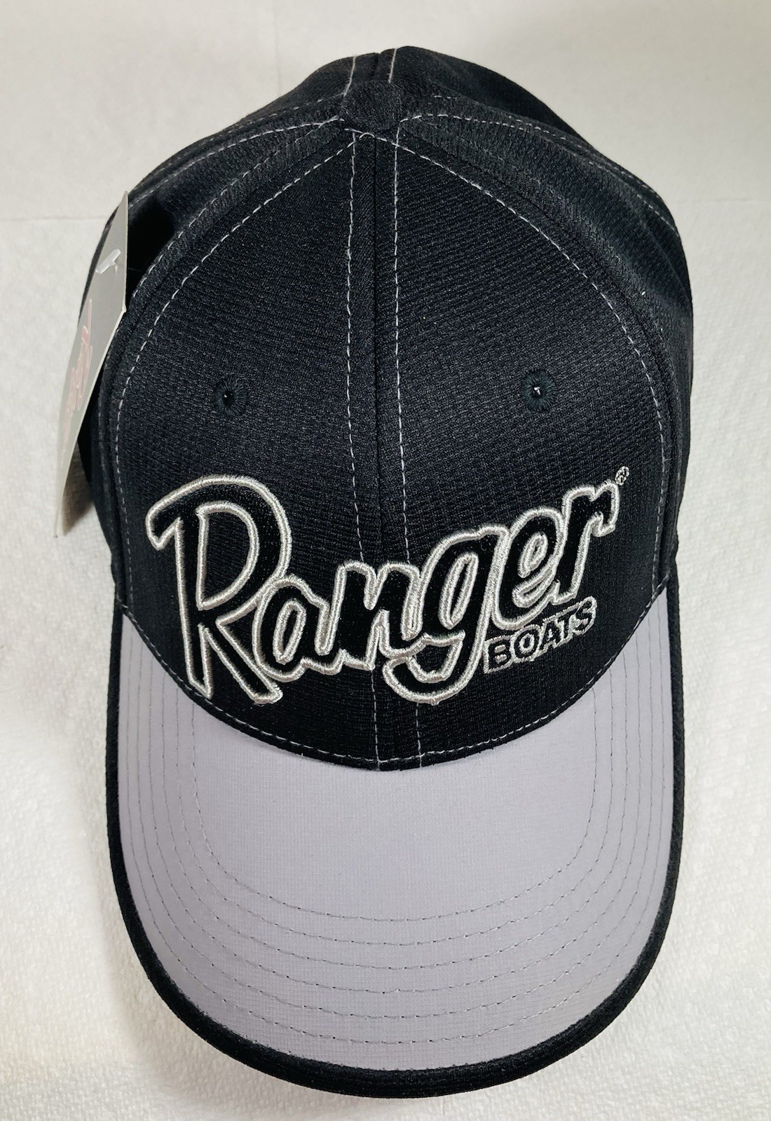 Ranger Boats Baseball Cap Unisex Black OS Flexfit Curved Brim Embroidered Logo