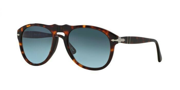 Persol PO0649 24/86 54 Sunglasses 24/86 Havana Blue Lens