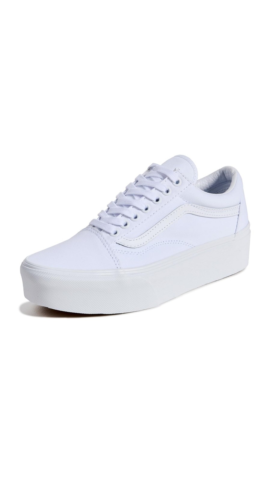 Vans Unisex Old Skool Stackform Shoes | True White | Authentic New