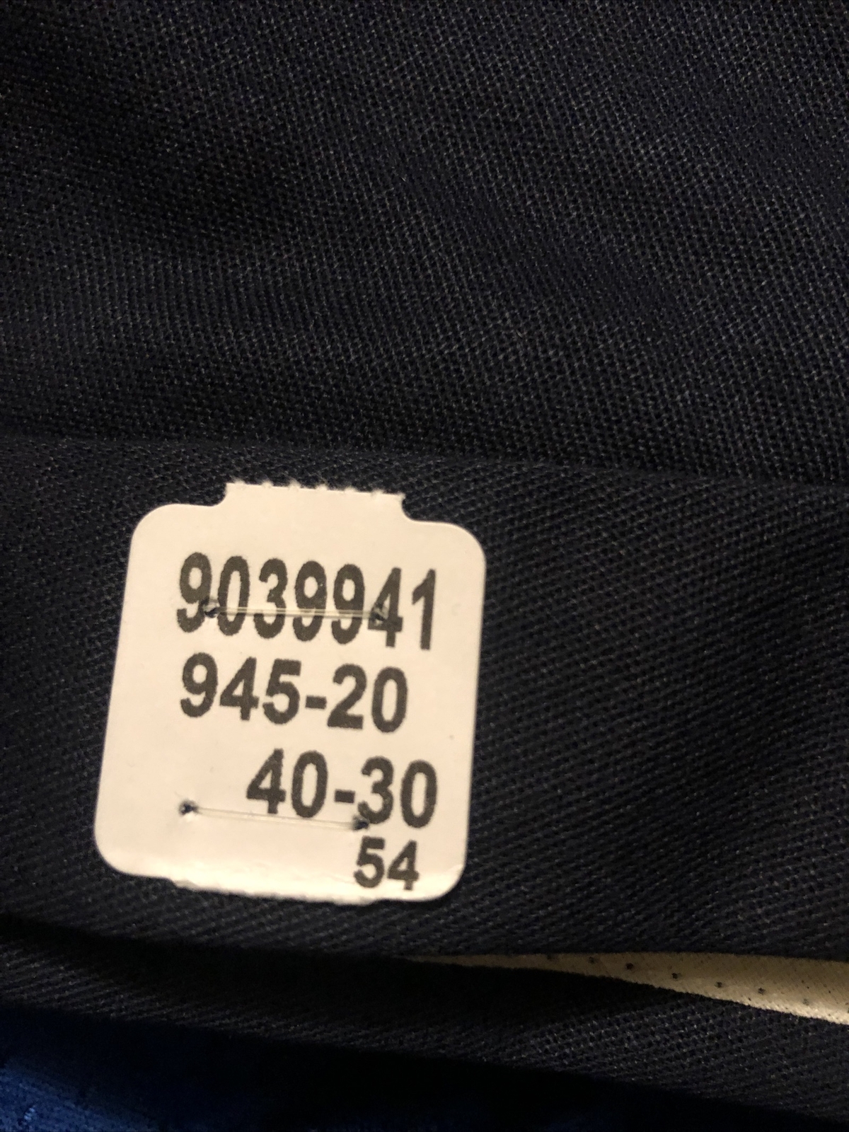3 Cintas Comfort Flex Navy Blue Work Pants Size 40×30 #945-20 Very Comfortable