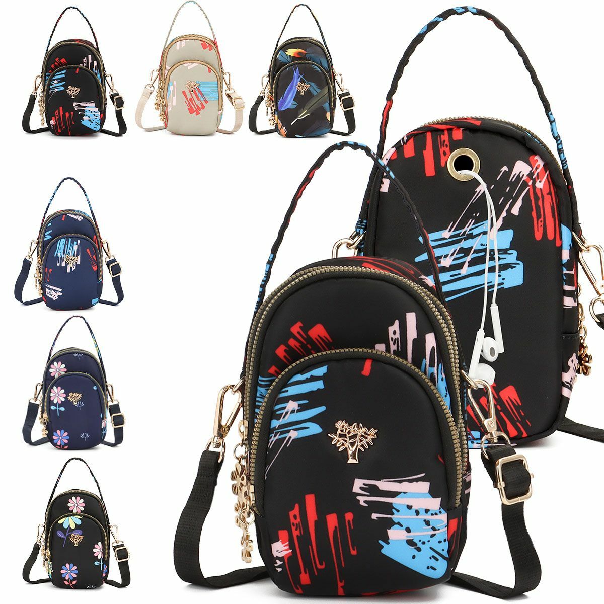 2022 Women Mini Shoulder Handbag Messenger Girl Small Wallet CrossBody Phone Bag