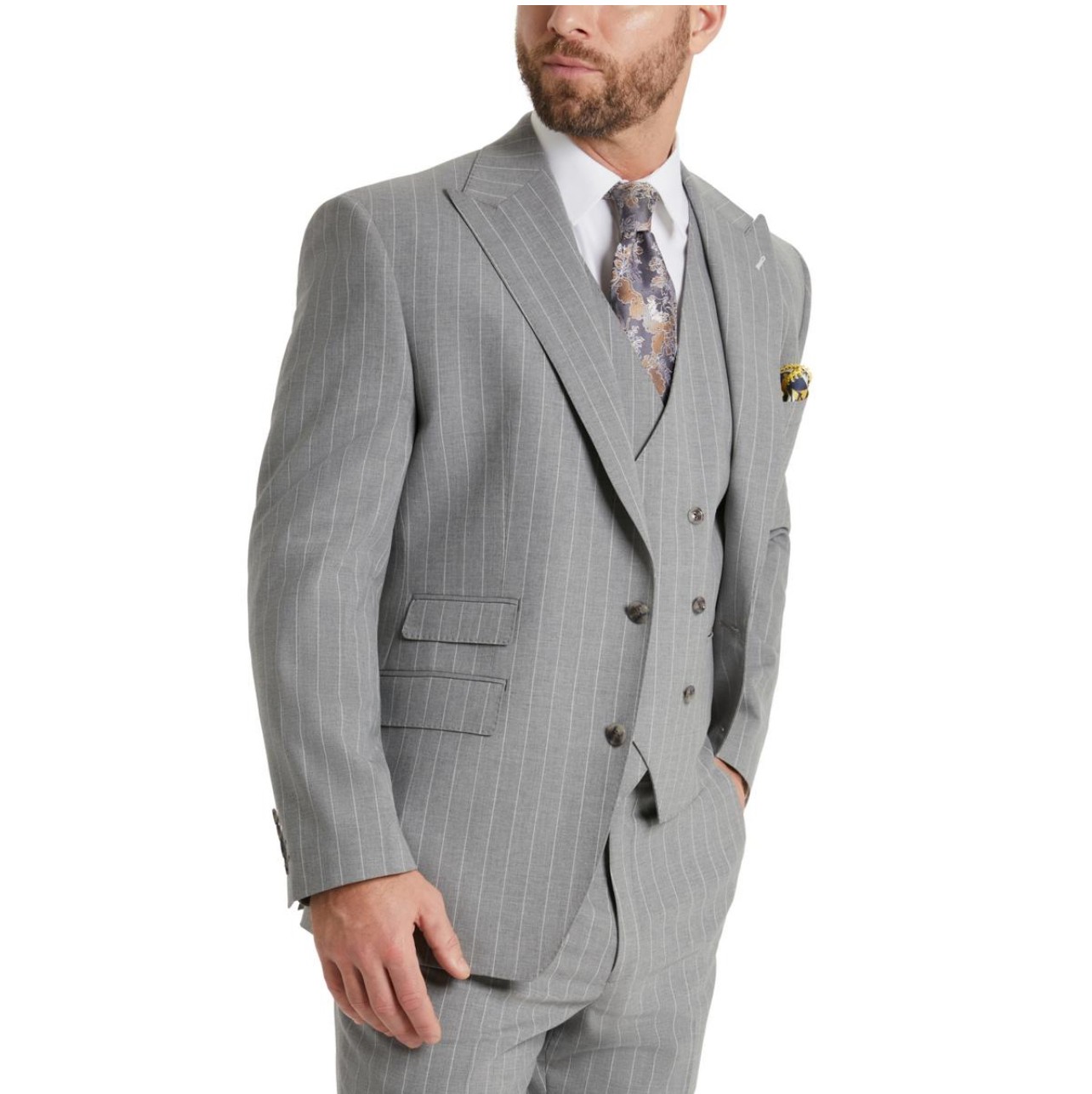 Tayion Collection Classic-Fit Wool Blend Suit Jacket 42 R New $425 ACON1RPZ0172