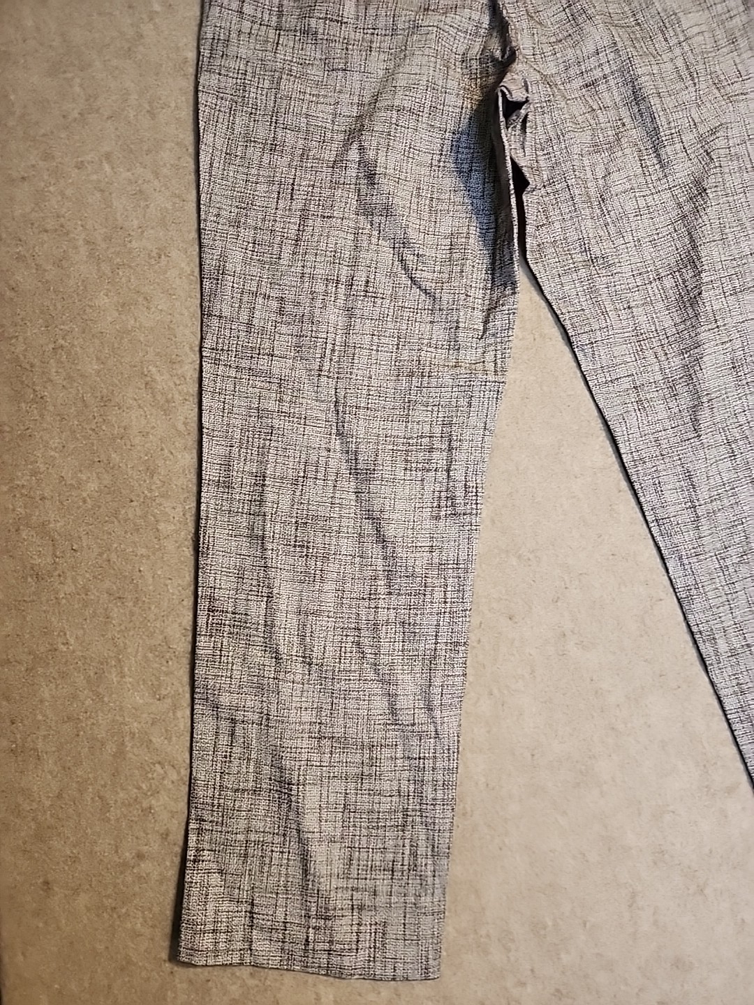 NWT $598 John Varvatos Mercer Pants In hazelnut linen viscose blend sz 54 US 36