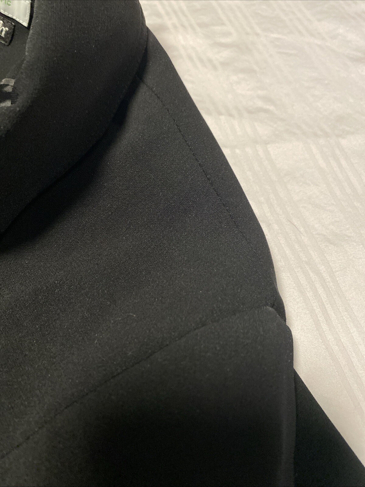 East 5th Size 22P Black Blazer Nanotex Fabric Business Travel Single Breasted