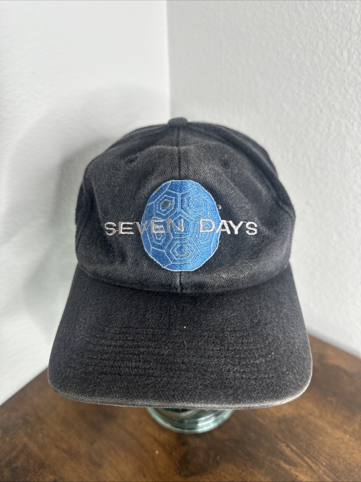 Vintage 90s Seven Days 7 TV Show Cap Hat Promo Cast & Crew 1998 Survivor JLP