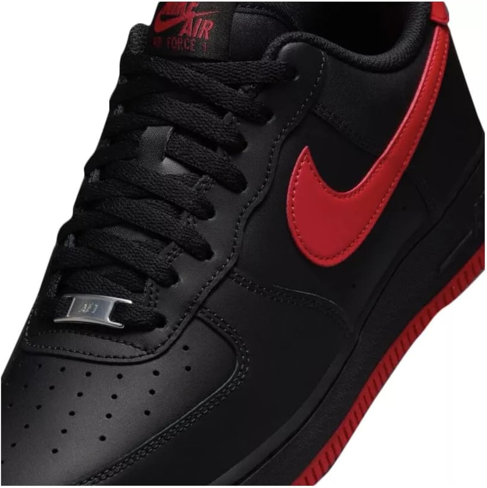 Nike Air Force 1 – Black/University Red/Black – 08.0