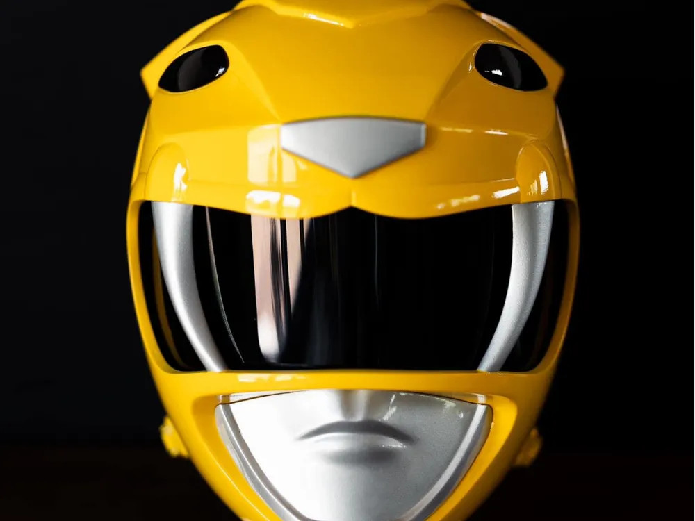 Raw DIY Helmet Accessory for Yellow Power Ranger | Costumes | Scale to Fit