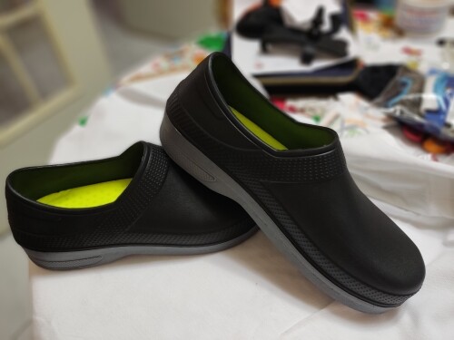 Chef Shoes Kitchen Unisex Non-slip Oil-resistant Waterproof Leather Plus Size