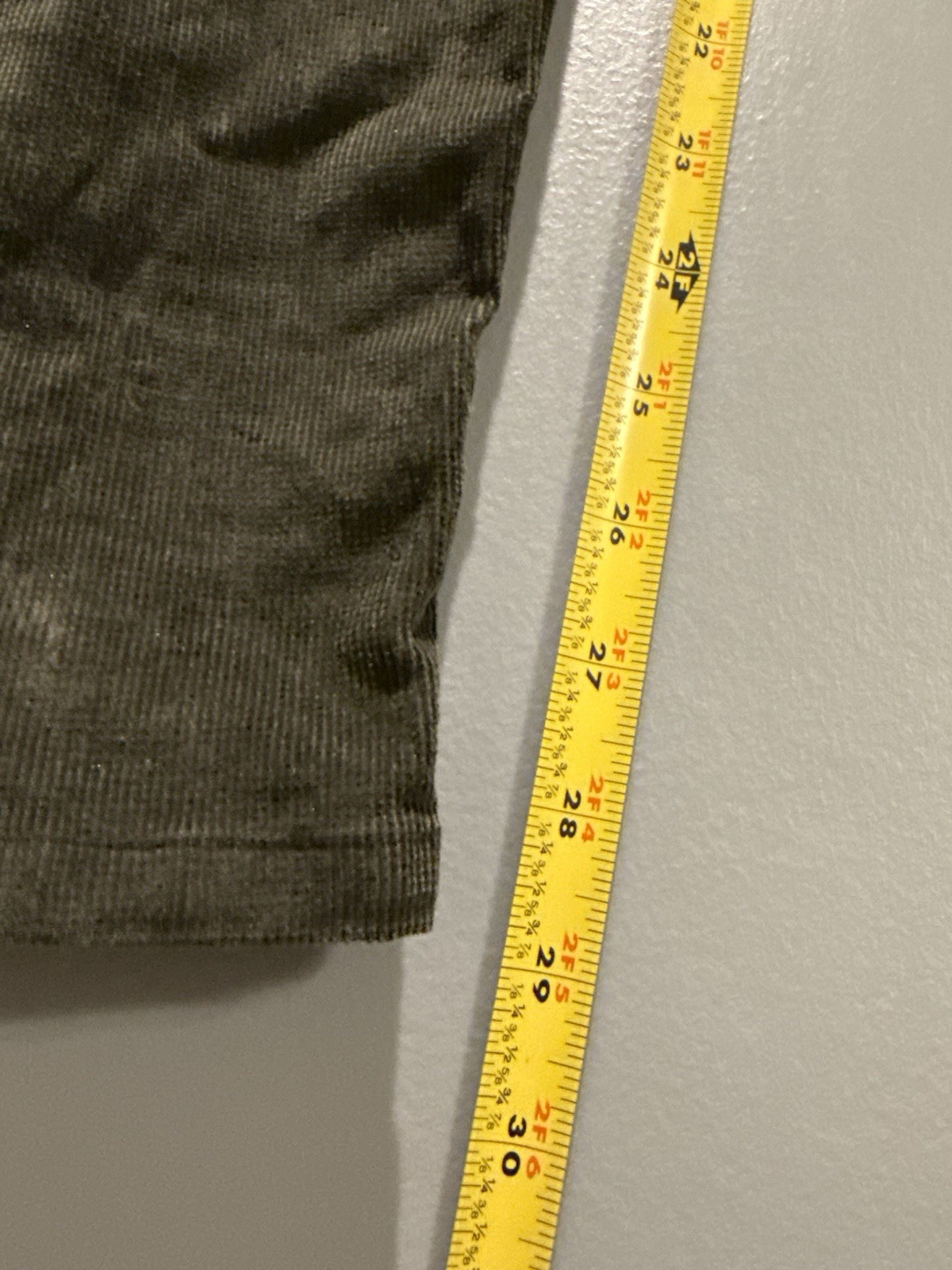 Flint and Tinder Corduroy Pants Brown Tapered Fit 33×30 Huckberry Casual Preppy