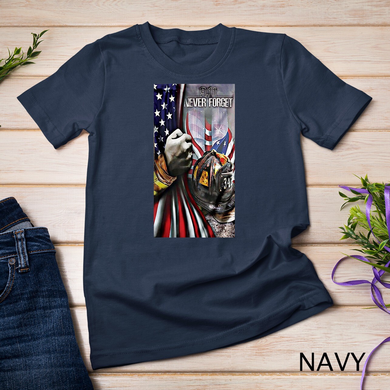 Remember 9-11 American Patriotic 22nd Anniversary T-shirt T-Shirt Unisex T-shirt