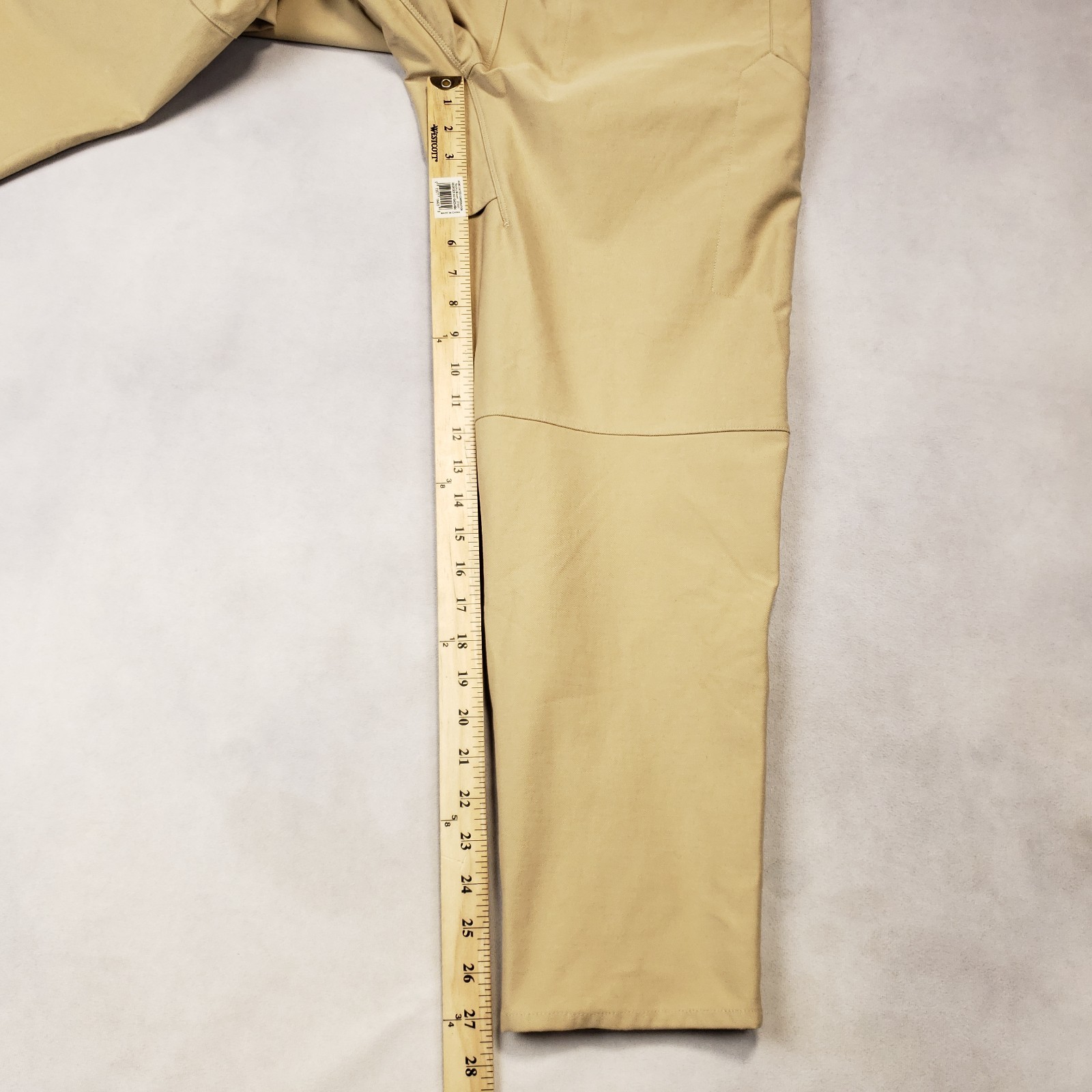 Lululemon Pants Men 30 X 27.5 Tan Drawstring Flat Front Slash Pocket Performance