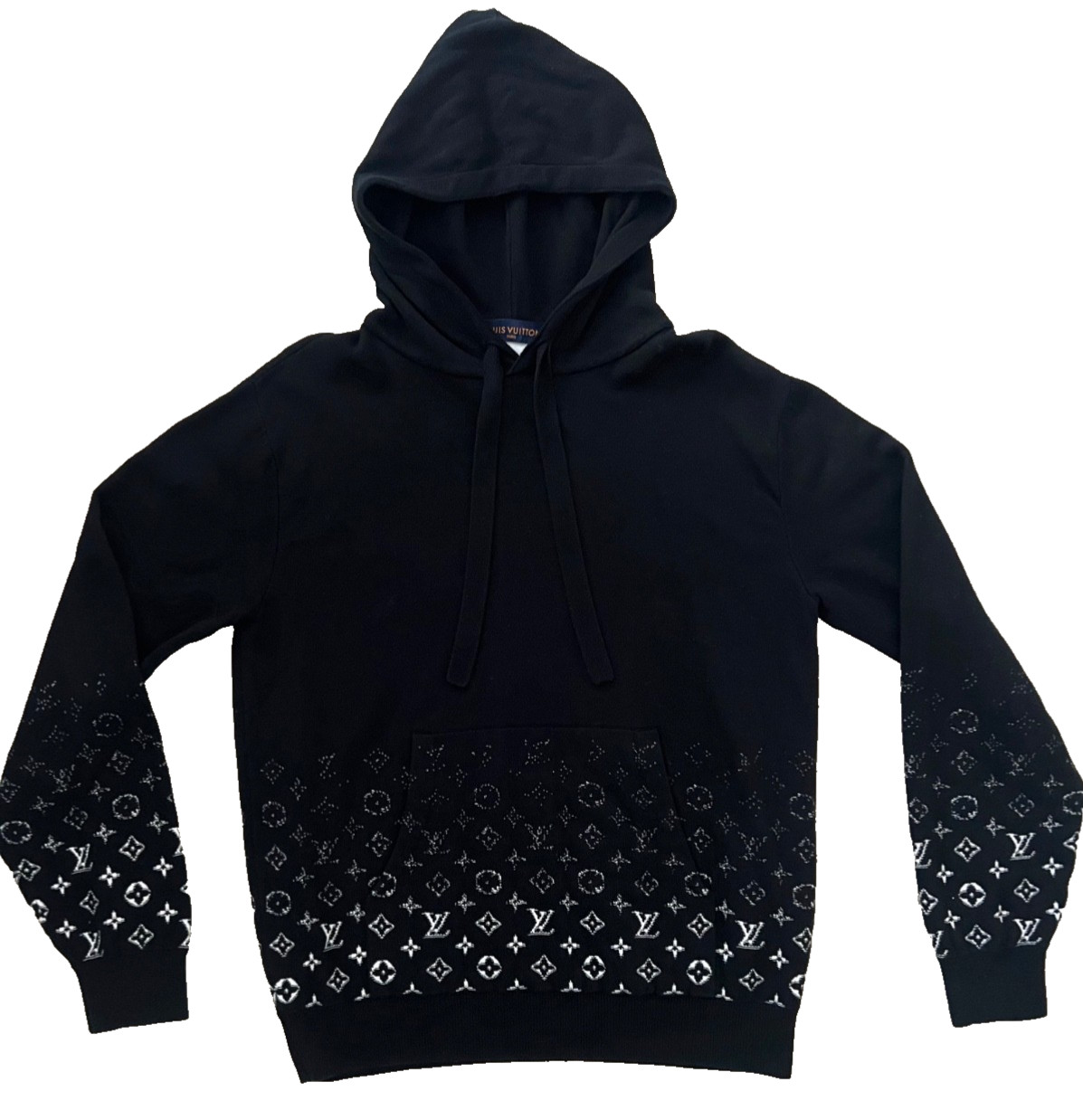 Authentic Louis Vuitton Gradient Cotton Hoodie Monogram RM241Q USO HQN43W Mens M