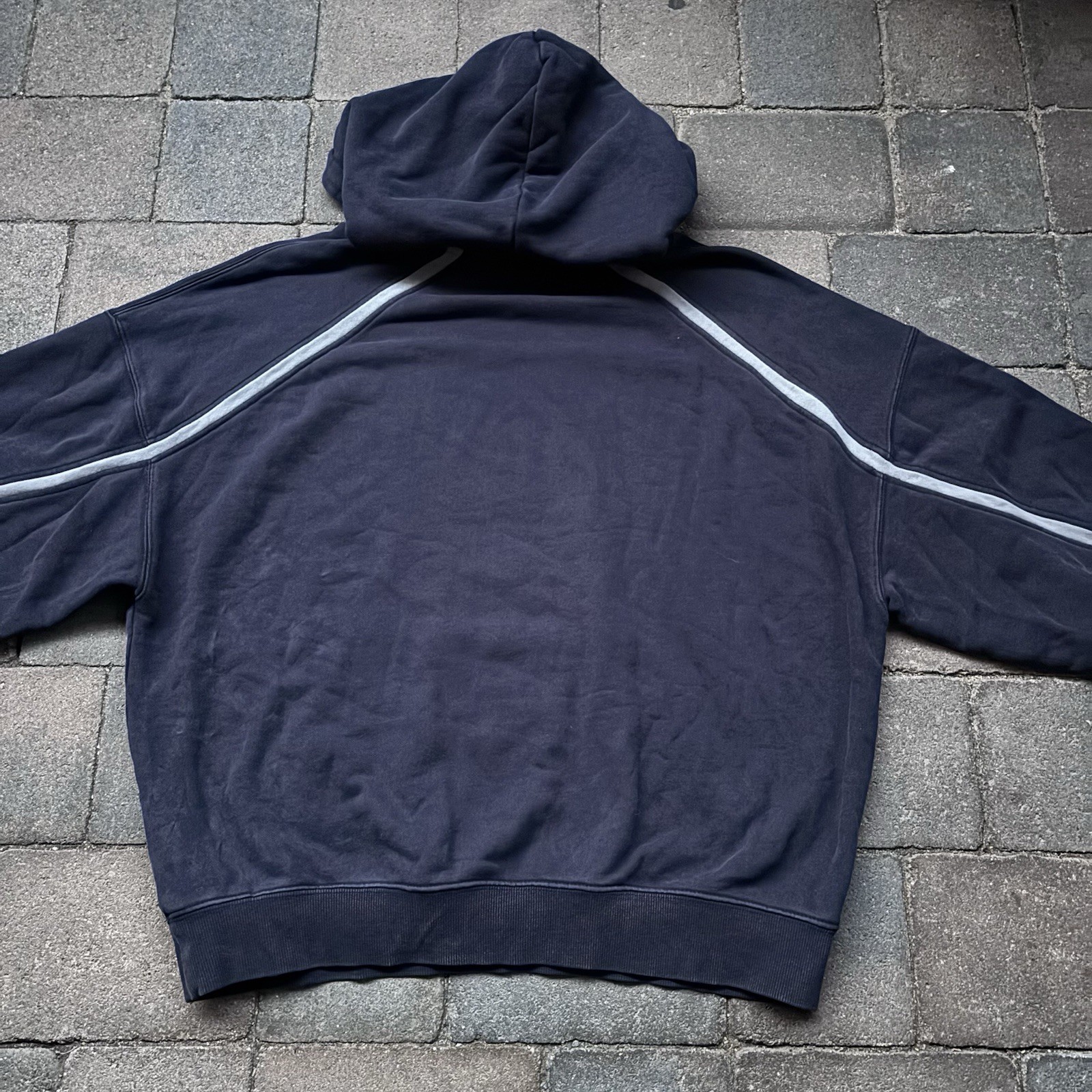 Cold Culture Worldwide Ford Hoodie Men’s Medium Oversized Racing Blue Sweatshirt