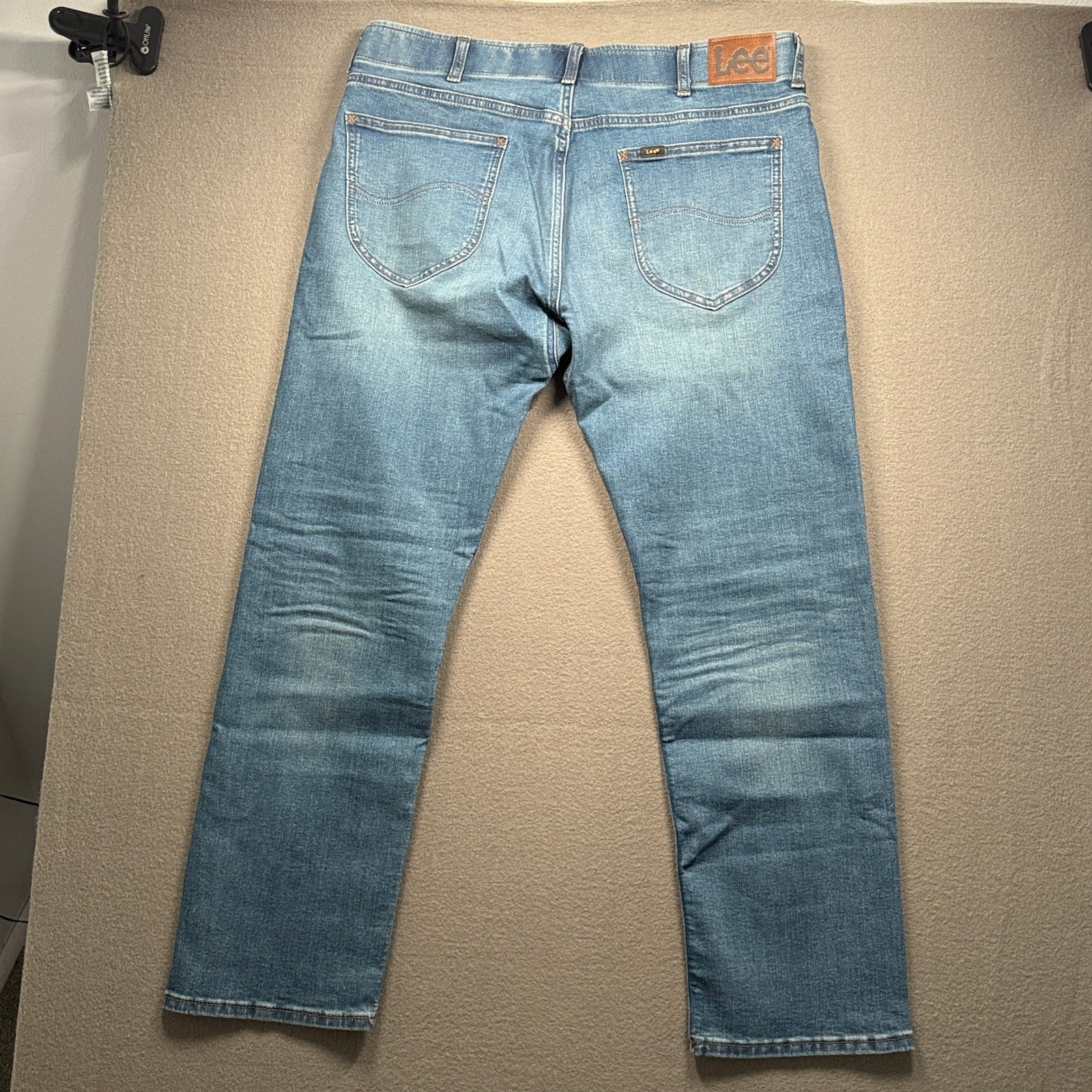 Lee Extreme Motion MVP Jeans Mens 36×30 Blue Slim Straight Nelson 10002208