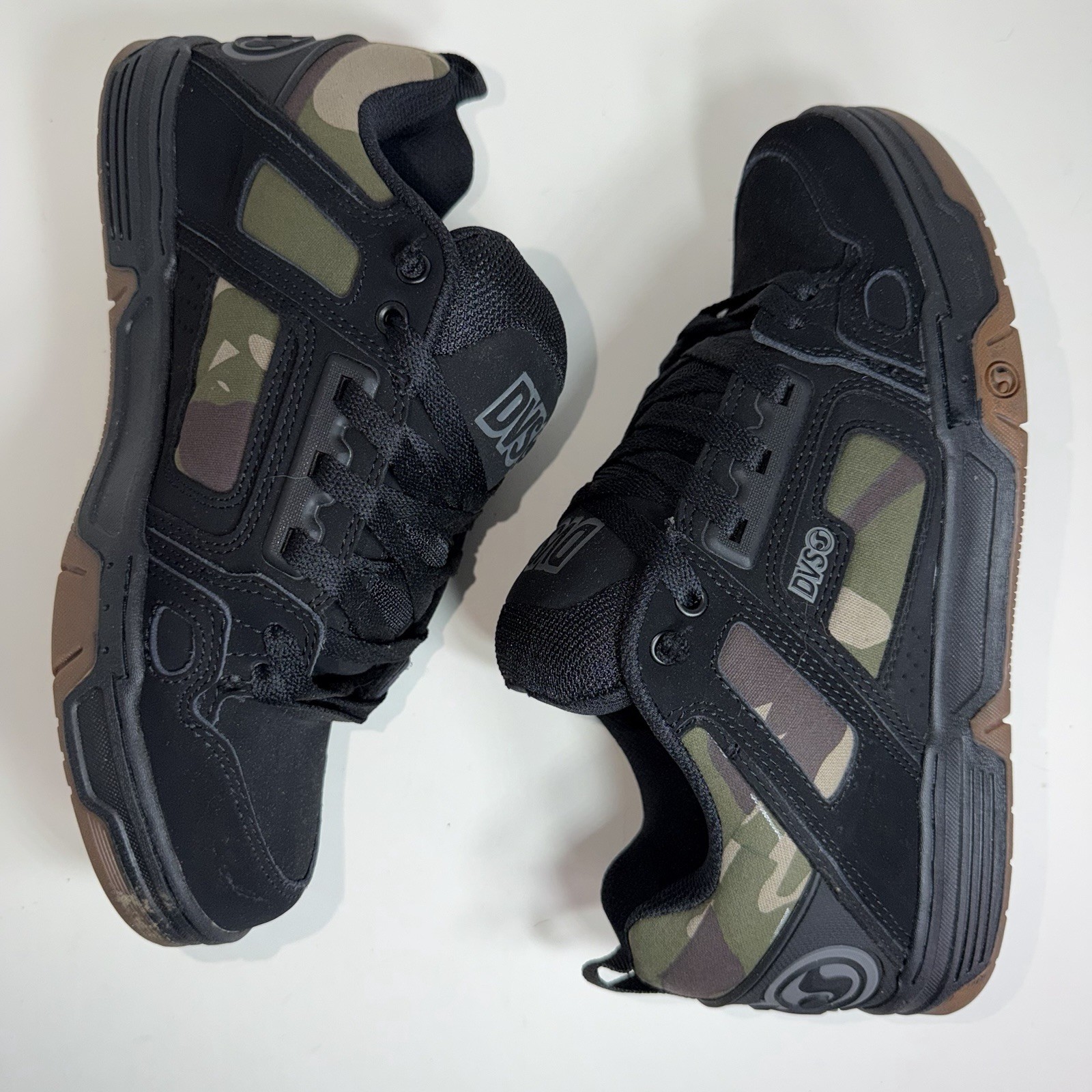 DVS Comanche Black Camo Shoes Mens Size 8