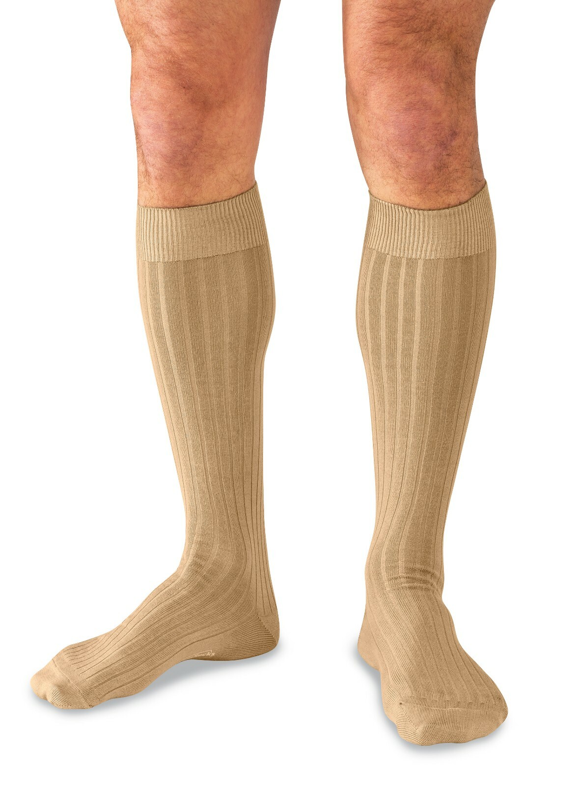 6 Pairs Men’s Dress Socks, Cotton Knee High Over the Calf Luxury Dress Socks