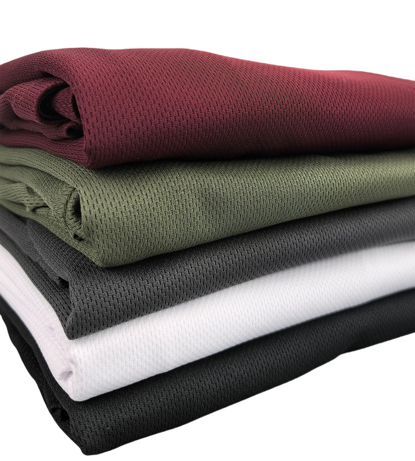 Mens 5-Pack Long Sleeve Tees: Dry faster than your excuses, sun-protected too!