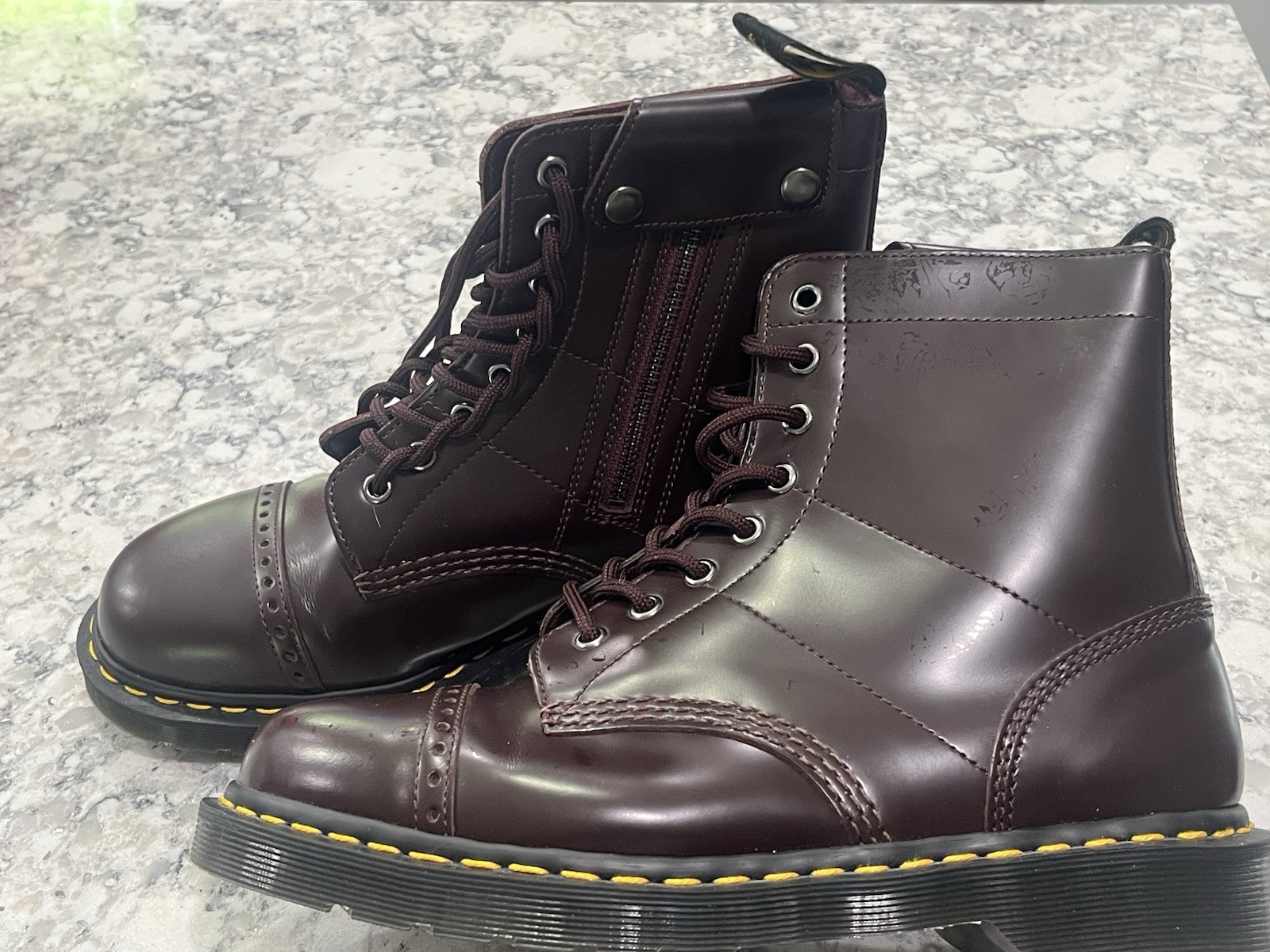 Dr. Martens X Needles Zip Lace-Up Made England US 9 *Read Description