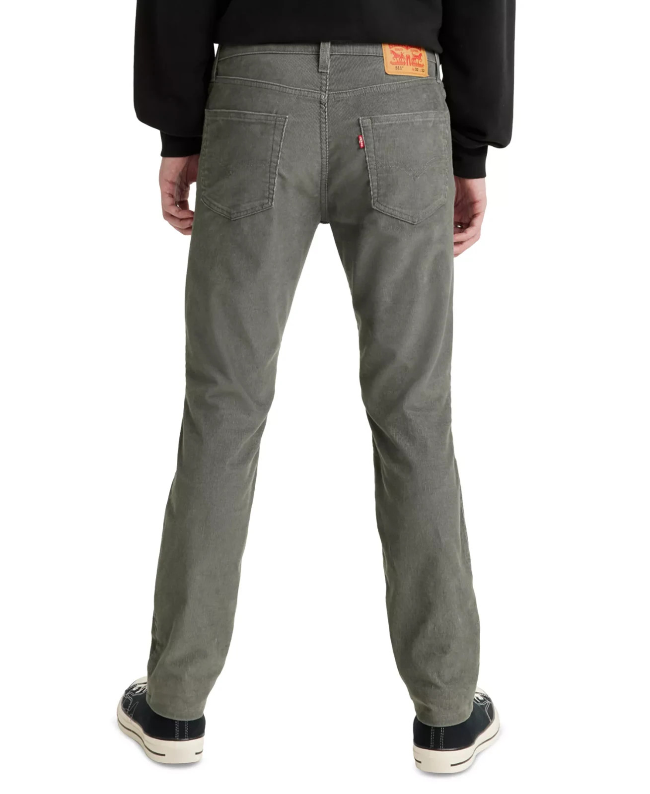 Levi 511 Slim Fit Corduroy Pewter Grey Choose Size,