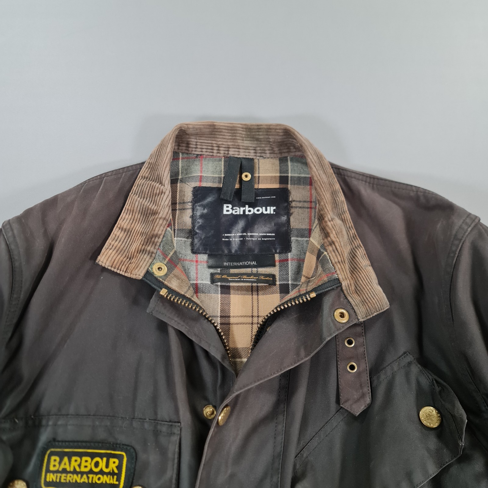 Barbour A7 Wax Jacket Mens Brown C42 / 107 cm Belted Waterproof Coutry