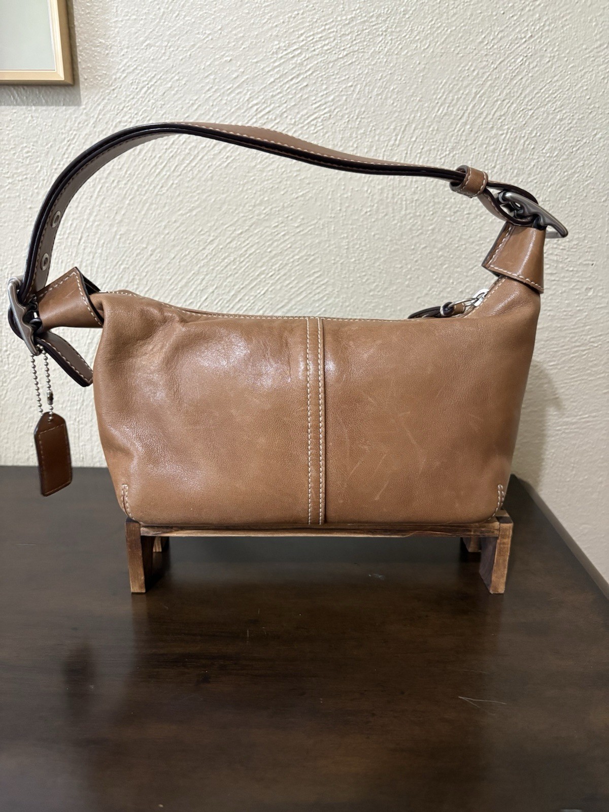 Vintage Coach 9564 Legacy Demi Hobo Camel Leather Y2K Shoulder Bag