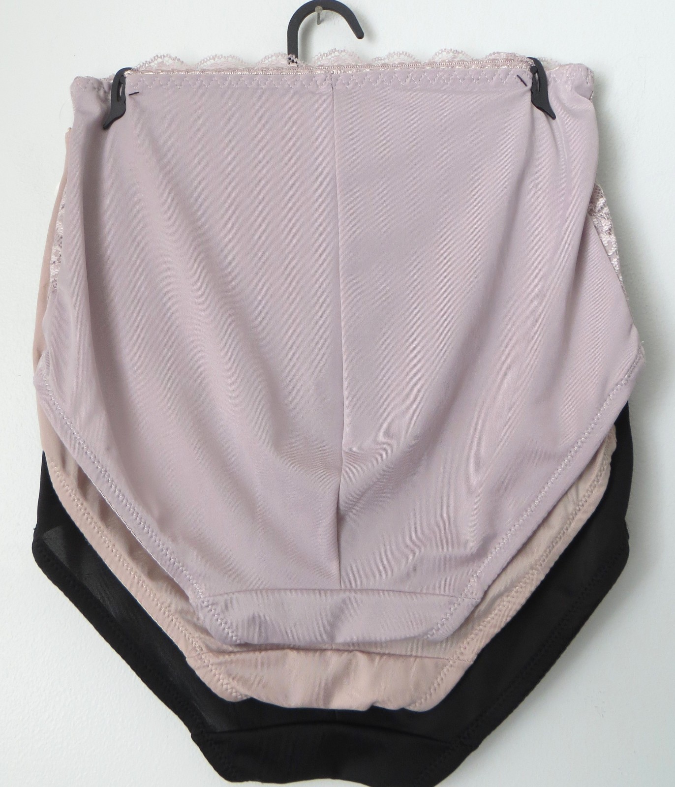 Marilyn Monroe 3pc Lace Shaping Briefs Sz L ~Double Layer Tummy Panel #7305 $42
