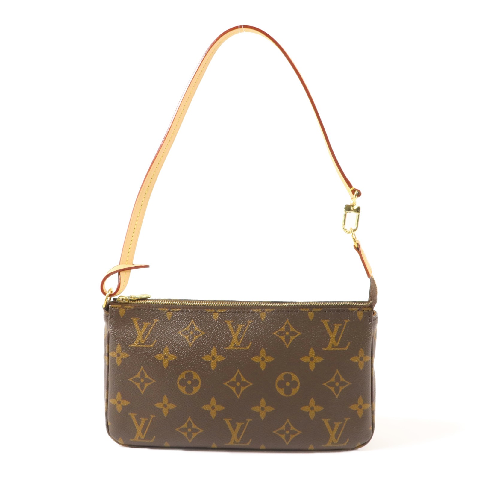 LOUIS VUITTON LV GHW Pochette Accessoires Pouch M40712 Monogram Brown
