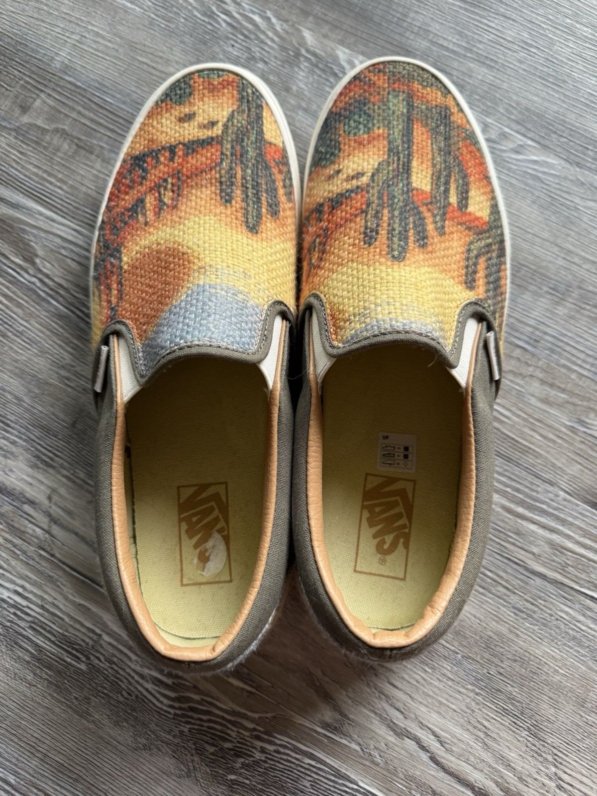 Vans Cactus Desert Tapestry Slip On Shoes Men’s Size 11