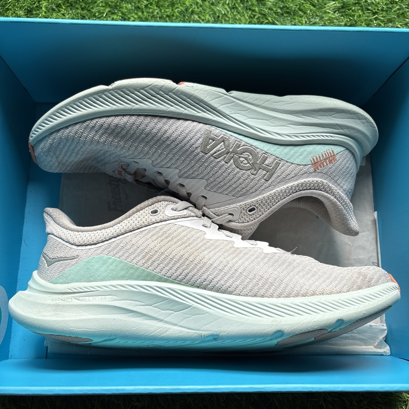 Hoka One One Solimar Stardust/Aqua Breeze 1123075 Women’s Size 9 B